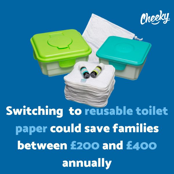 switching to reusable wipes could save families £200 to £400 annually